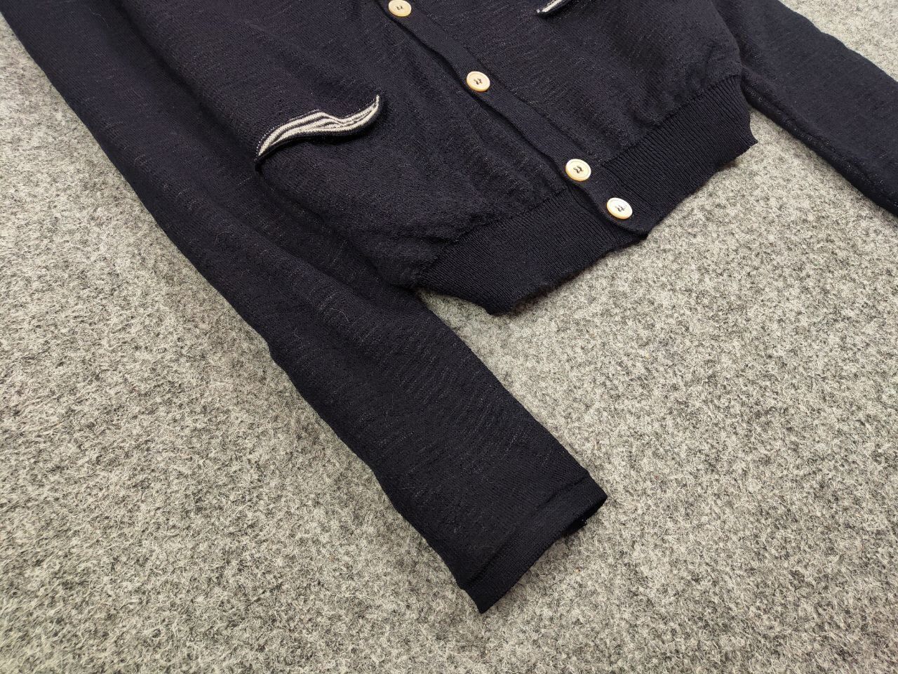 Zanone Zanone Premium Men's Mesh Button Down Blue Cardigan Size US M / EU 48-50 / 2 - 6 Thumbnail