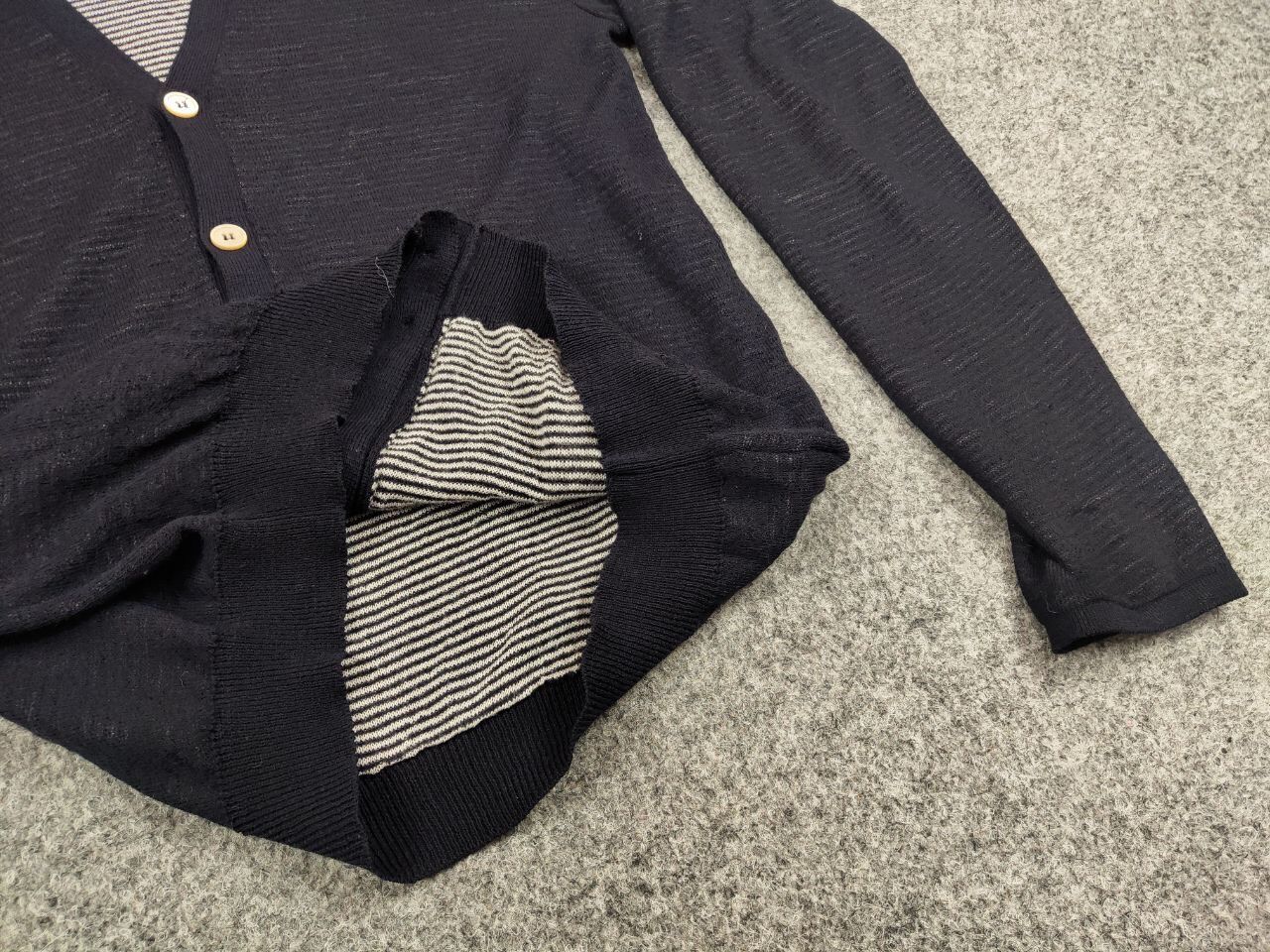 Zanone Zanone Premium Men's Mesh Button Down Blue Cardigan Size US M / EU 48-50 / 2 - 13 Thumbnail
