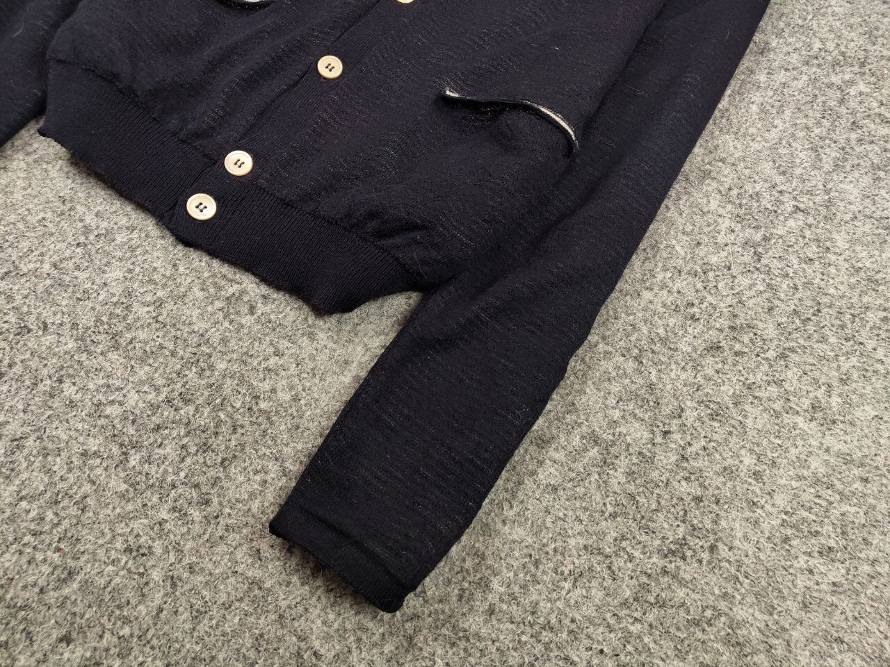 Zanone Zanone Premium Men's Mesh Button Down Blue Cardigan Size US M / EU 48-50 / 2 - 5 Thumbnail