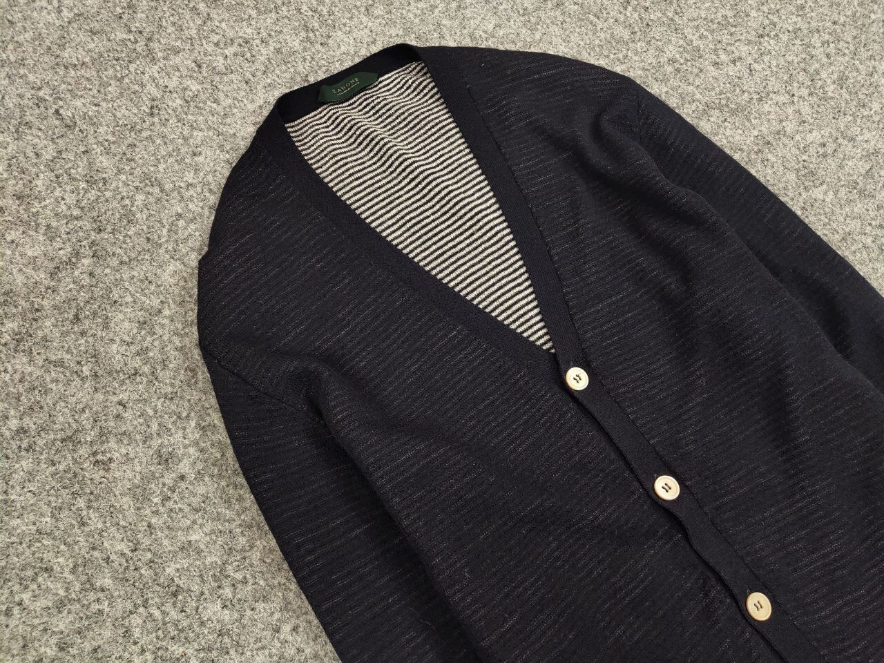 Zanone Zanone Premium Men's Mesh Button Down Blue Cardigan Size US M / EU 48-50 / 2 - 7 Thumbnail