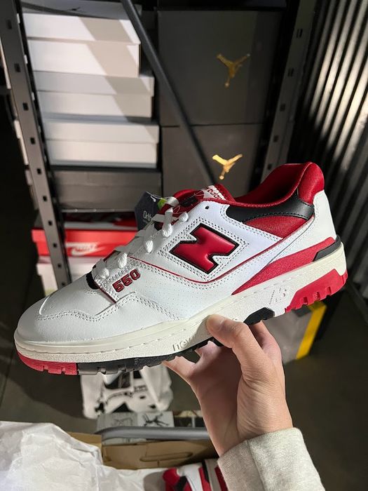 New Balance New Balance 550 White Team Red Size US 10.5 / EU 43-44 - 1 Preview