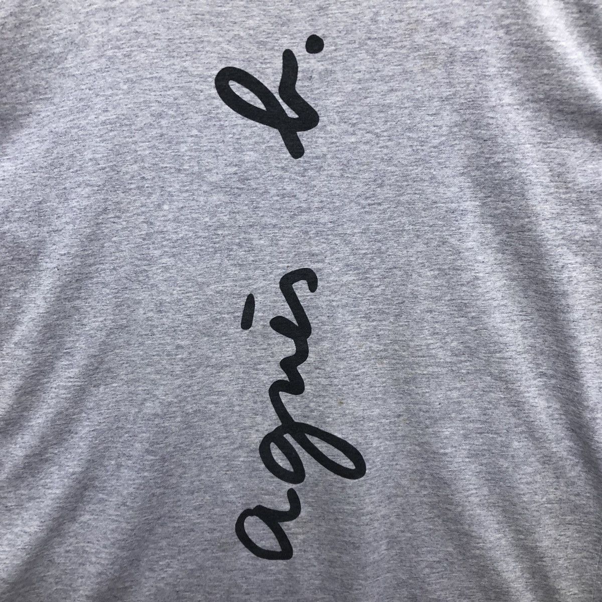 Designer × Vintage × agnes b. Vintage Agnes.B Spellout Designer Tshirt Size US M / EU 48-50 / 2 - 5 Thumbnail