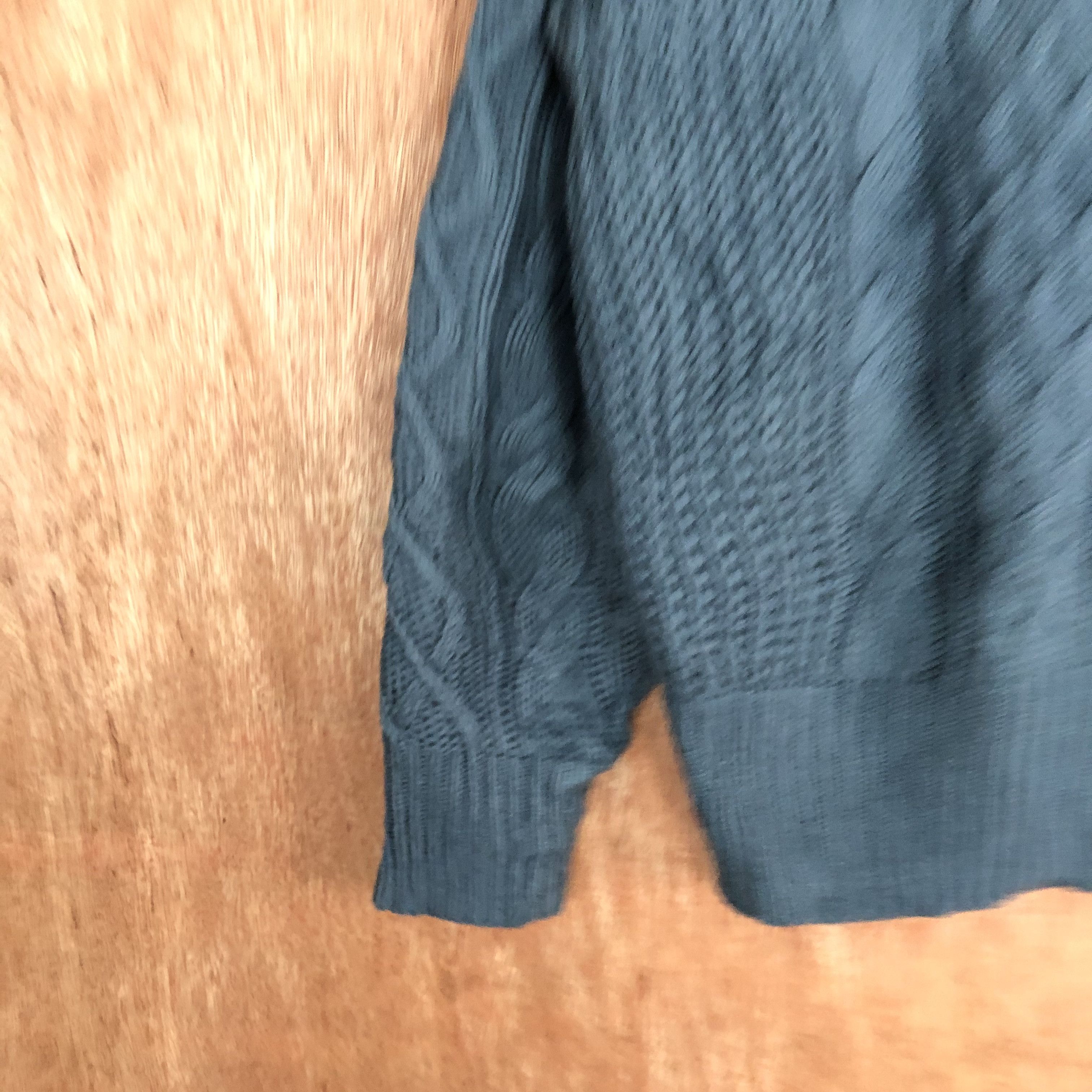 Homespun Knitwear × Japanese Brand DLL Japan Grey vintage cable Knitwear #c500 Size US L / EU 52-54 / 3 - 6 Thumbnail