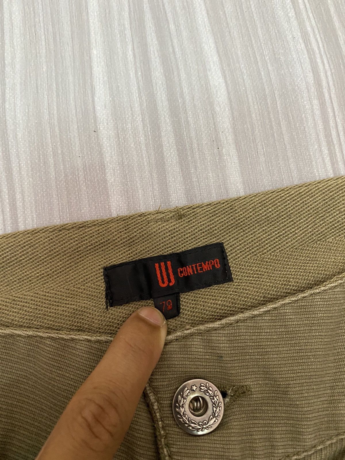 Kapital 🇯🇵JAPAN UJ CONTEMPO MULTI POCKET ZIPPER CARGO PANTS Size US 31 - 8 Thumbnail