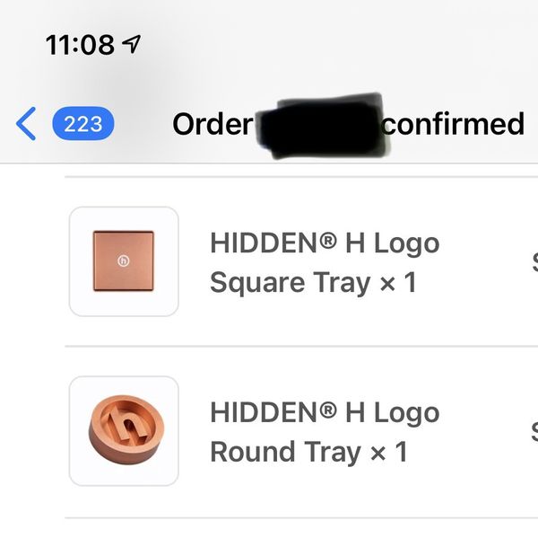 HIDDEN Hidden NY Round Logo Tray Orange Size ONE SIZE - 6 Preview