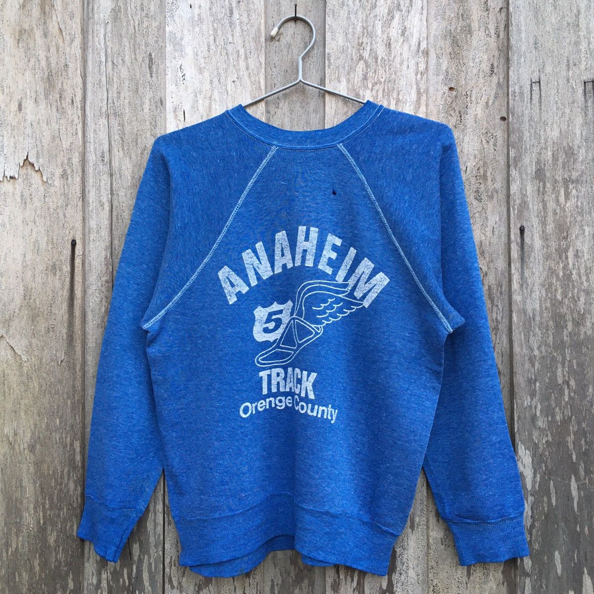 Vintage Vintage Anaheim Track Orenge County Crewneck Sweatshirt Size US M / EU 48-50 / 2 - 1 Thumbnail