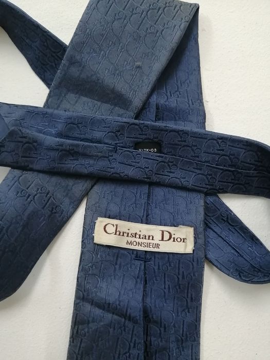 Dior Vintage CHRISTIAN DIOR Monogram Tie Size ONE SIZE - 2 Preview