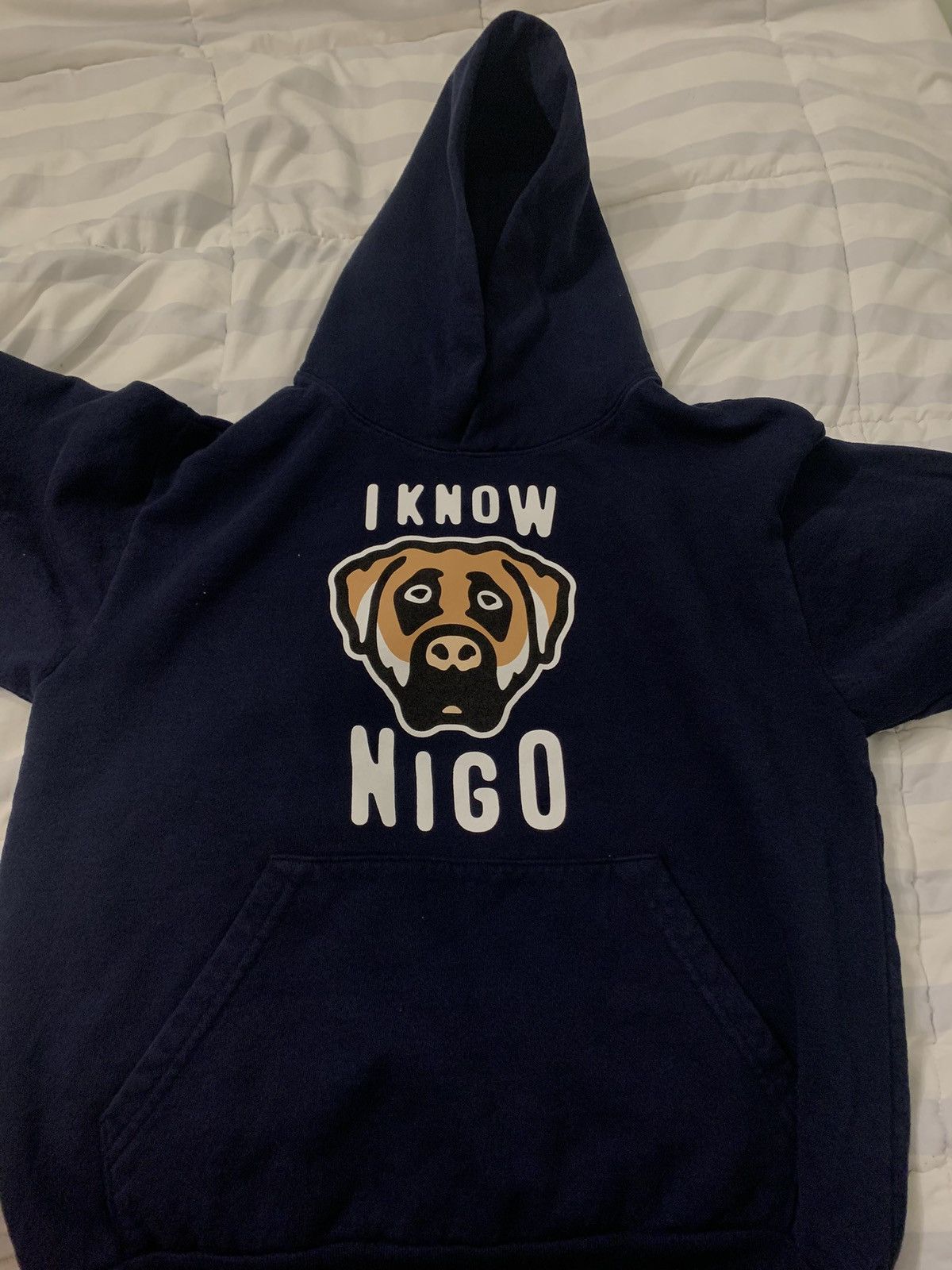 Nigo x Victor Victor “I Know Nigo” hoodie in blue