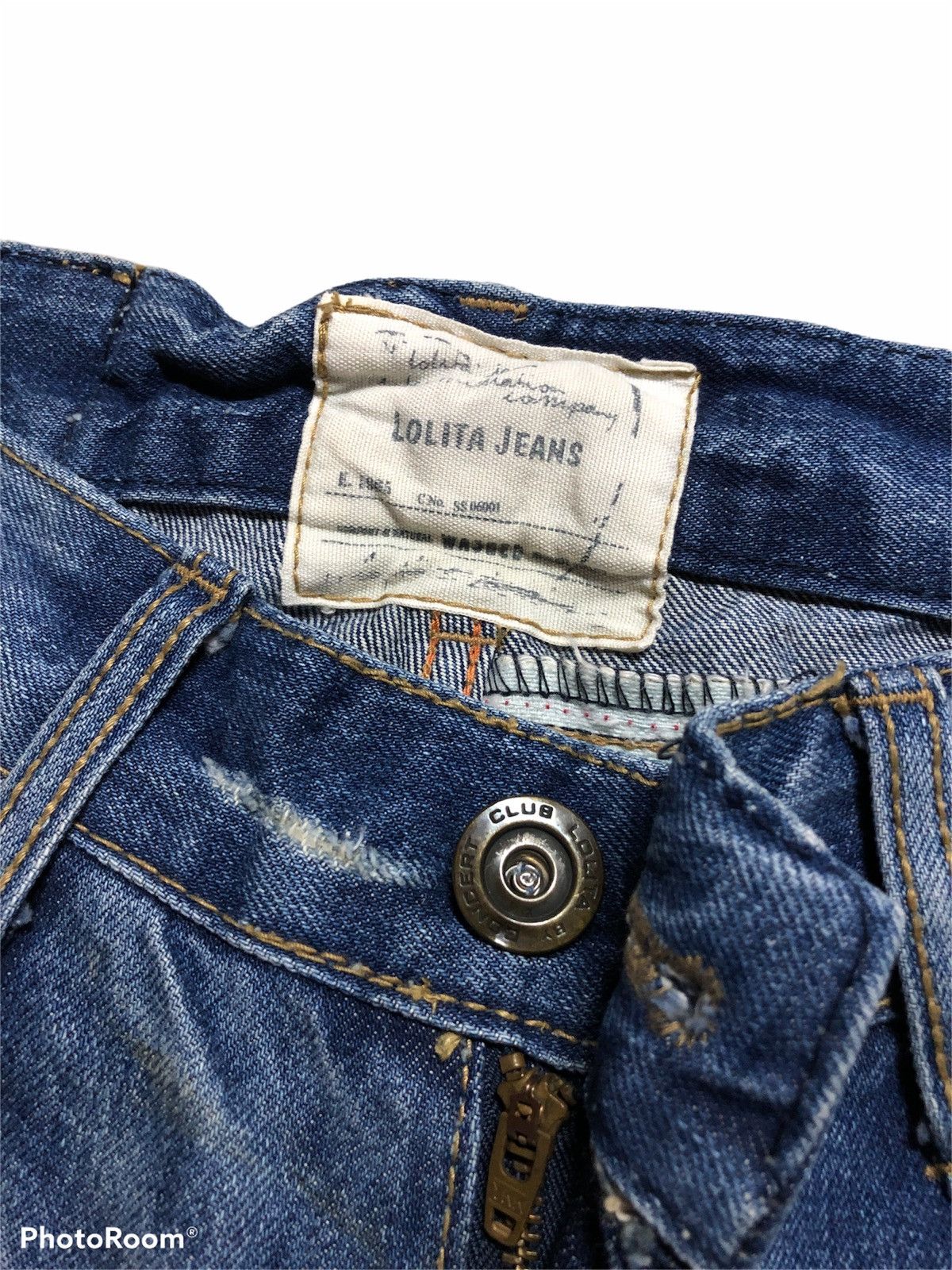 Other LOLITA JEANS DISTRESSED WASHED BLUE DENIM Size US 30 / EU 46 - 4 Thumbnail