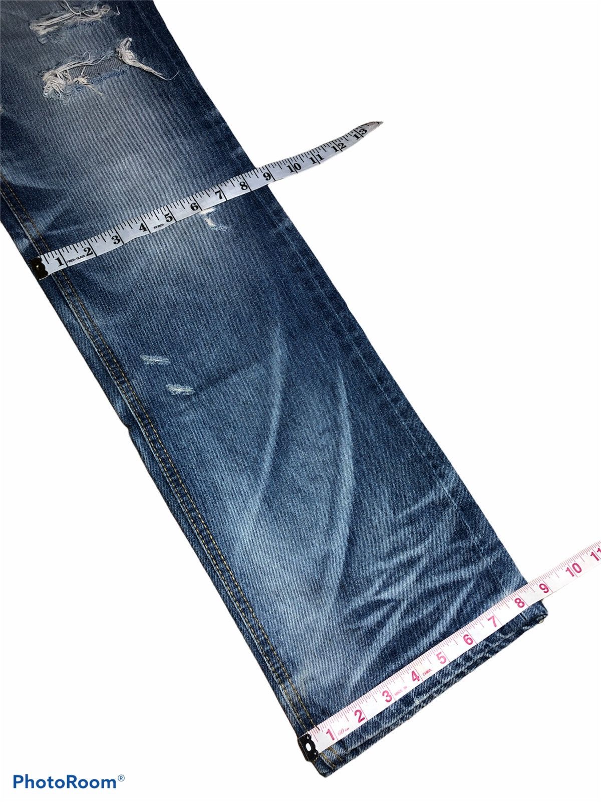 Other LOLITA JEANS DISTRESSED WASHED BLUE DENIM Size US 30 / EU 46 - 9 Thumbnail