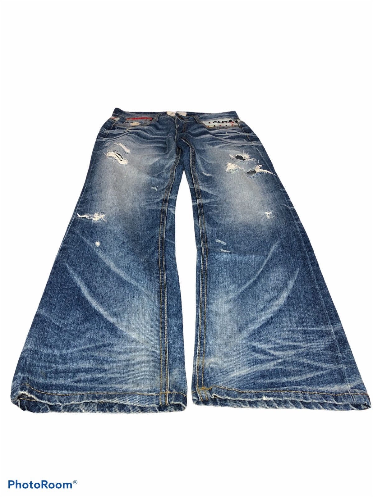 Other LOLITA JEANS DISTRESSED WASHED BLUE DENIM Size US 30 / EU 46 - 3 Thumbnail