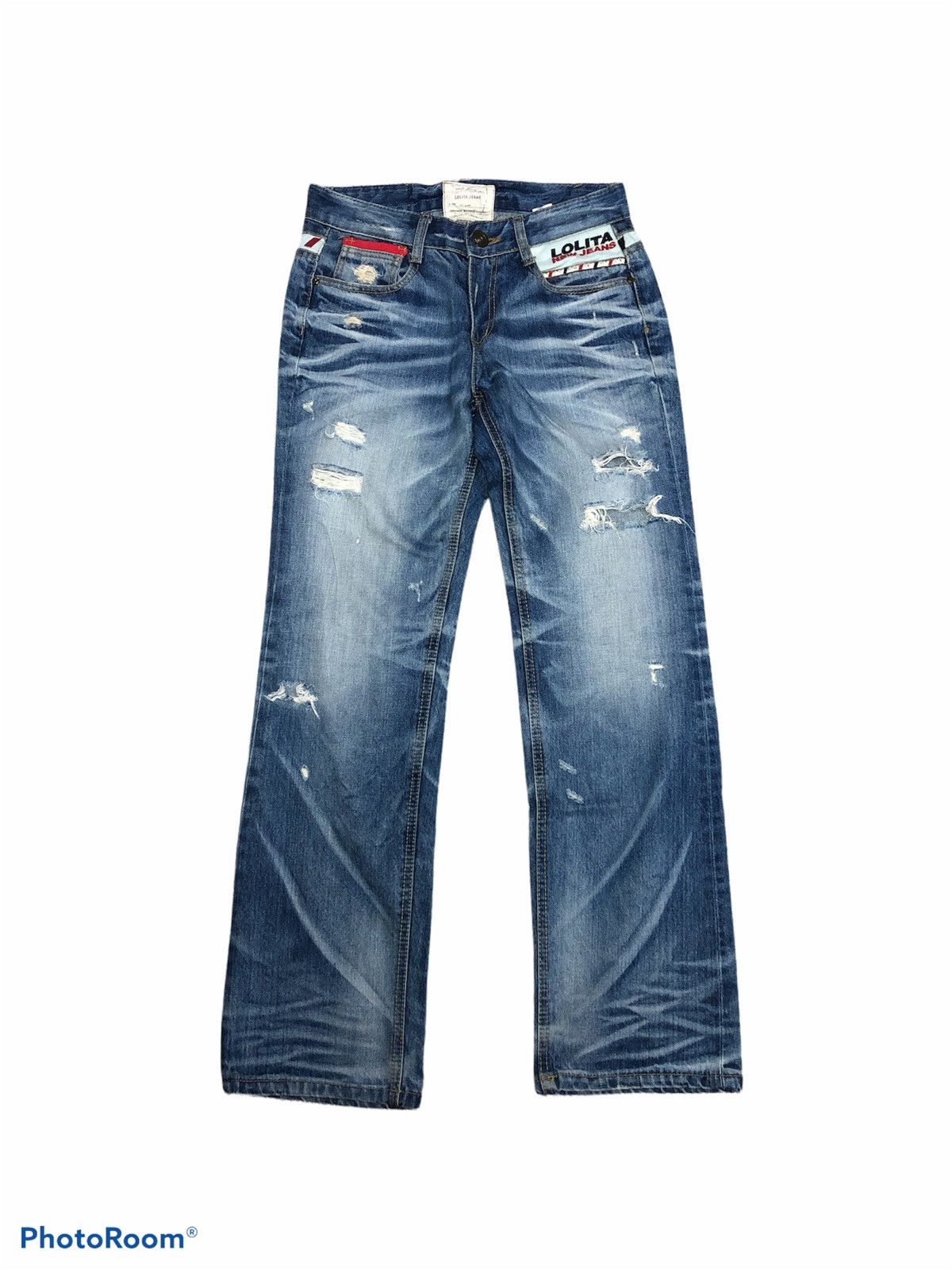 Other LOLITA JEANS DISTRESSED WASHED BLUE DENIM Size US 30 / EU 46 - 1 Thumbnail