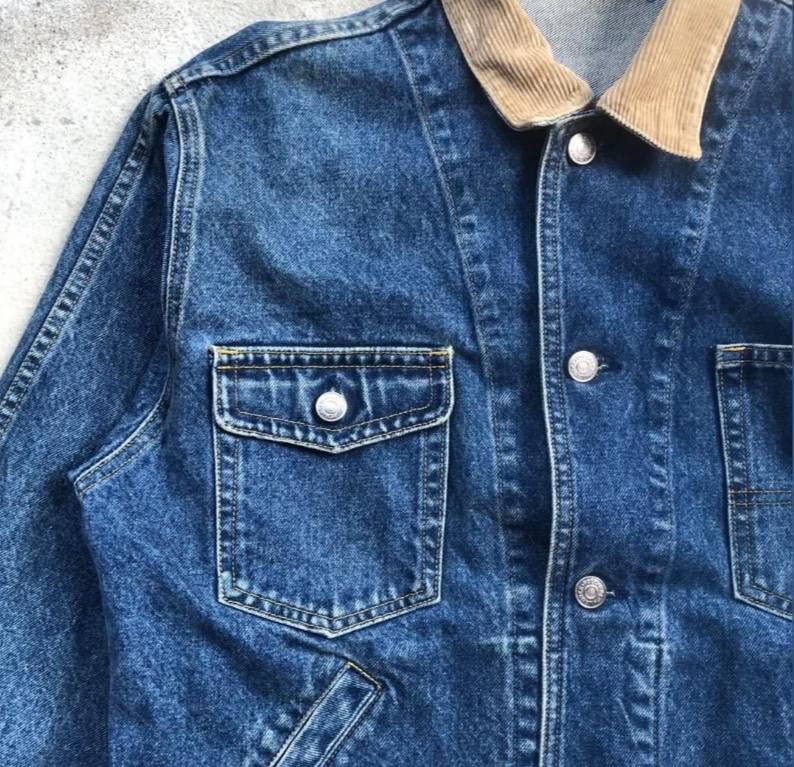Polo Ralph Lauren Vintage Polo Country Ralph Lauren Denim Trucker Workwear Size US M / EU 48-50 / 2 - 2 Thumbnail