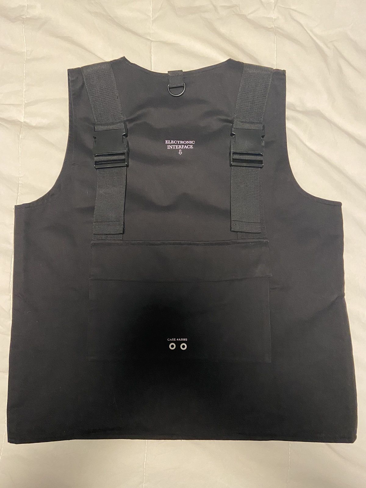 C2H4 Zero Gravity Print Utility Vest In Black