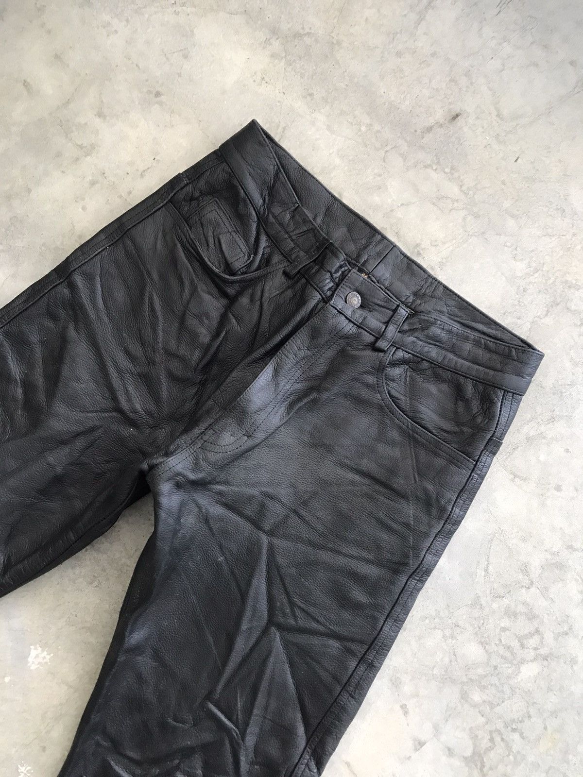 Genuine Leather SPOON Japan Racing Leather Pant Size US 30 / EU 46 - 2 Thumbnail