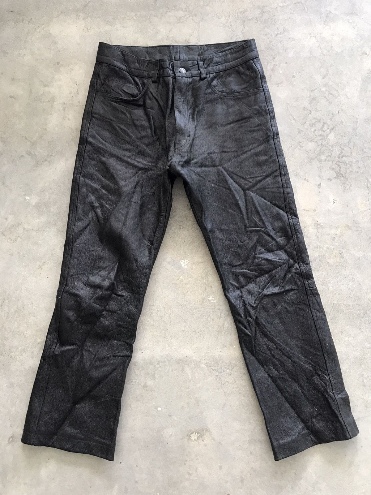 Genuine Leather SPOON Japan Racing Leather Pant Size US 30 / EU 46 - 1 Thumbnail