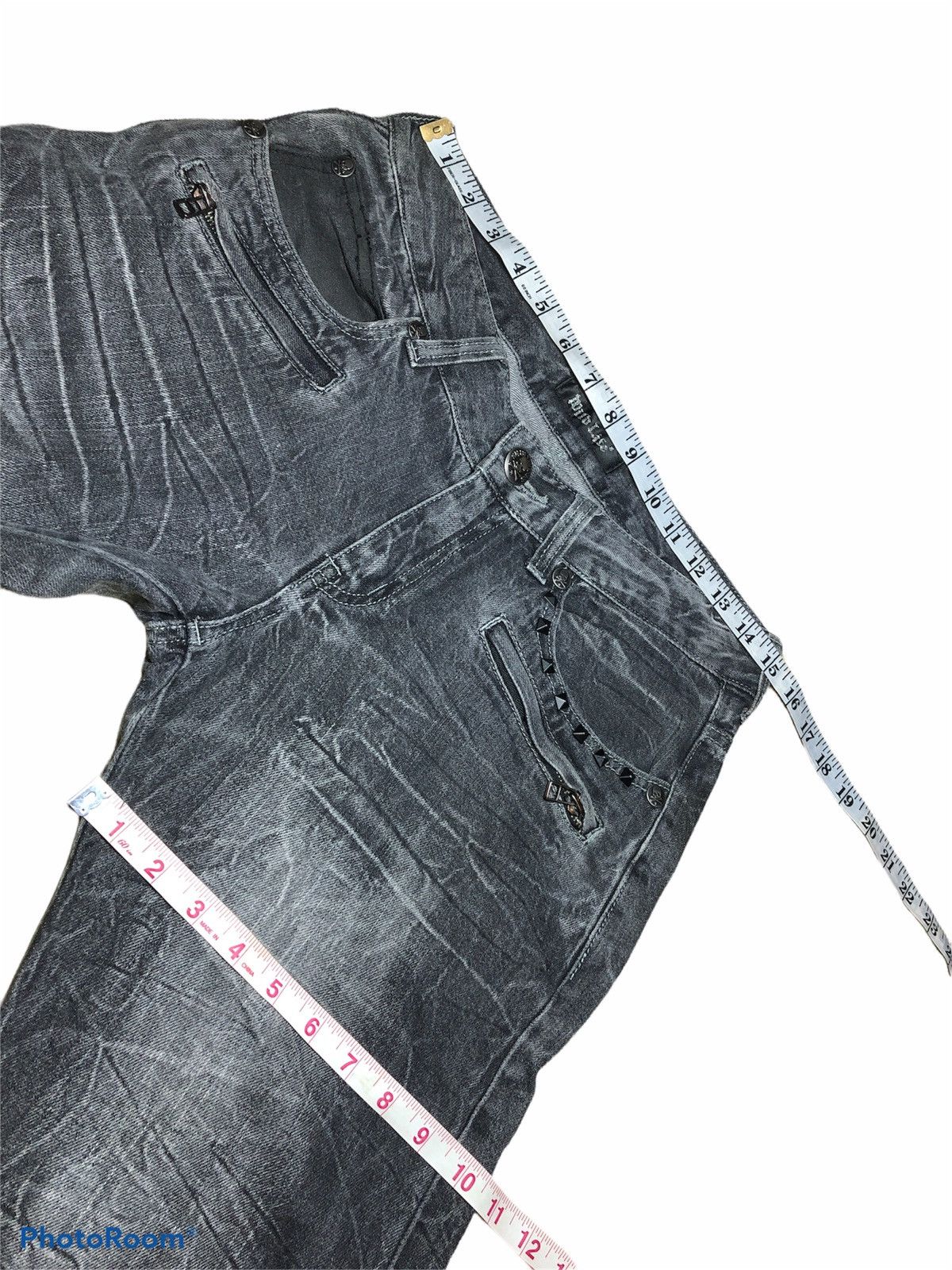 Other SKULLBONES PUNK STYLE DENIM BY WILD LIFE Size US 30 / EU 46 - 8 Thumbnail