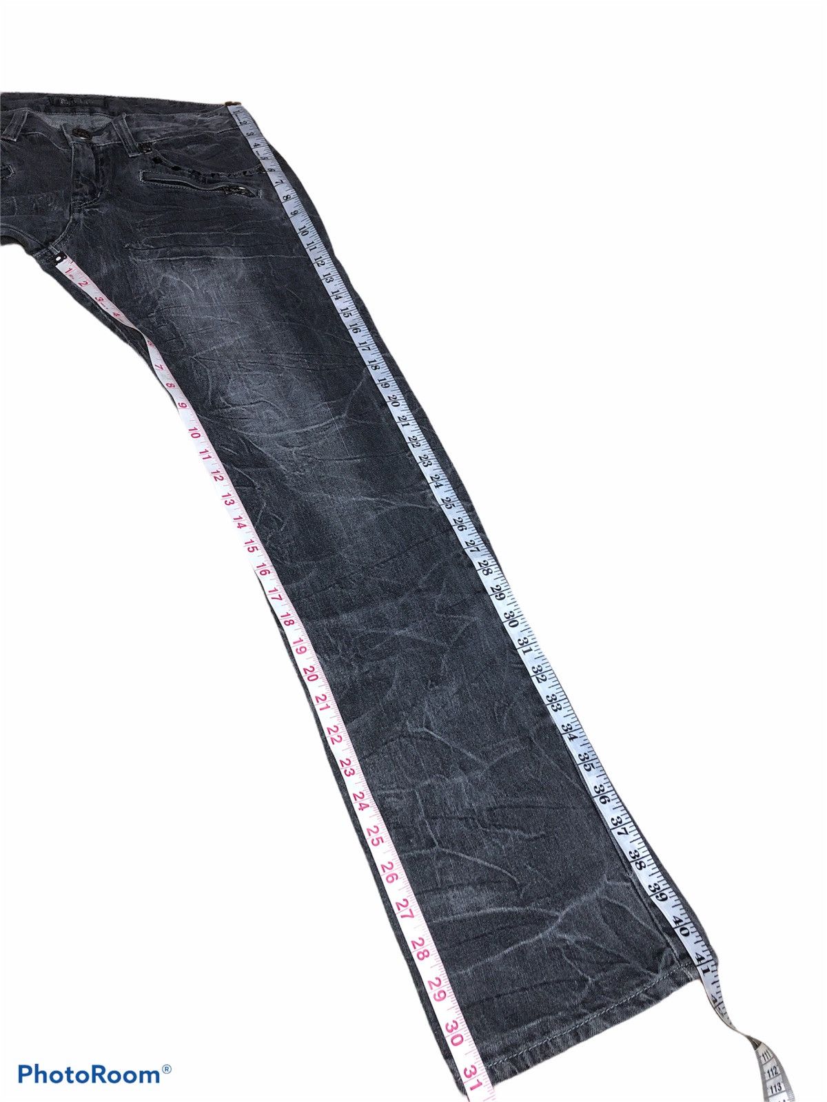 Other SKULLBONES PUNK STYLE DENIM BY WILD LIFE Size US 30 / EU 46 - 10 Thumbnail