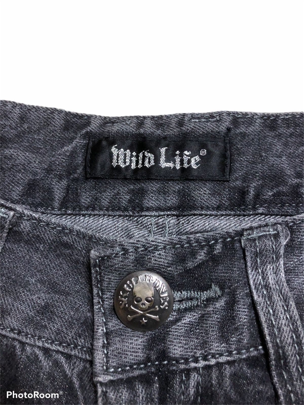Other SKULLBONES PUNK STYLE DENIM BY WILD LIFE Size US 30 / EU 46 - 5 Thumbnail