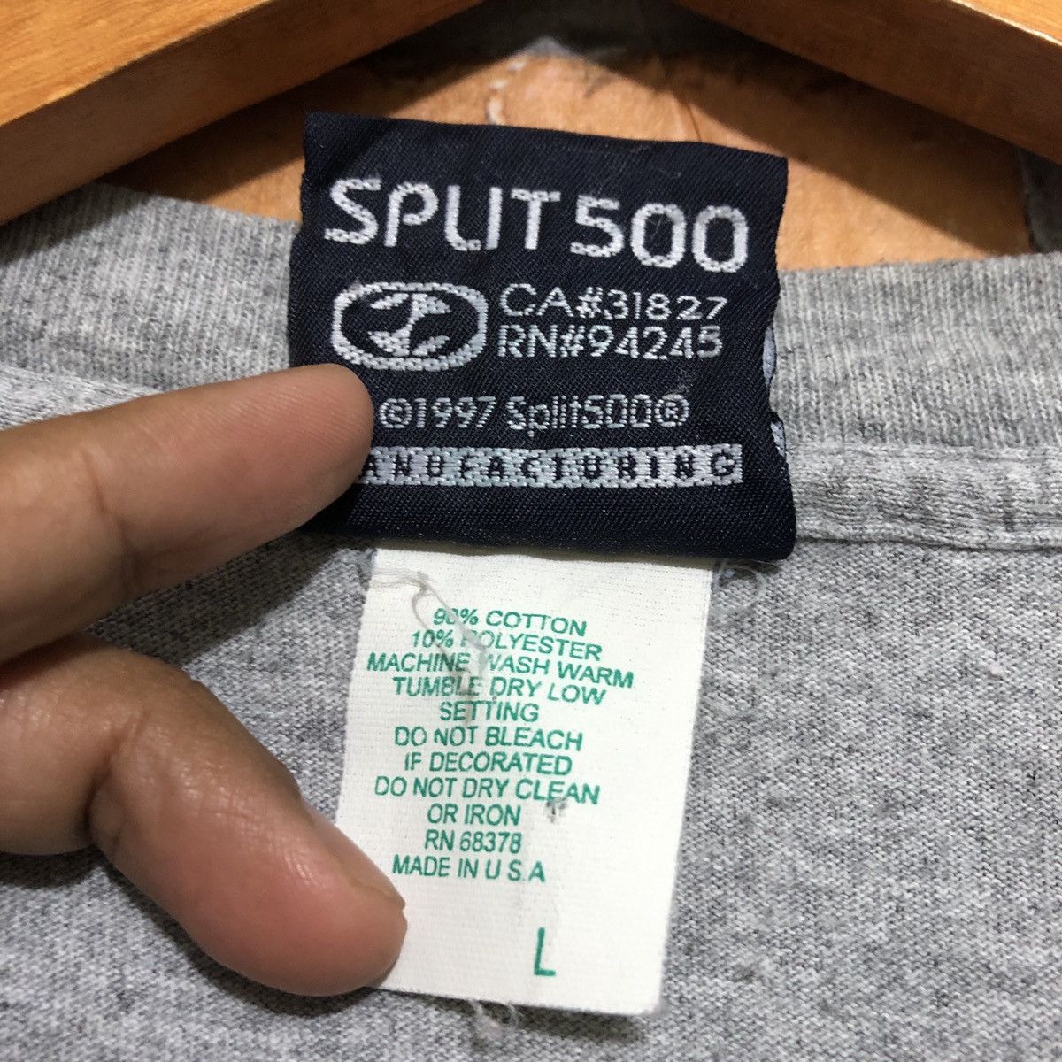 Split Vintage Split 500 Skateboards T-Shirt Size US L / EU 52-54 / 3 - 6 Thumbnail