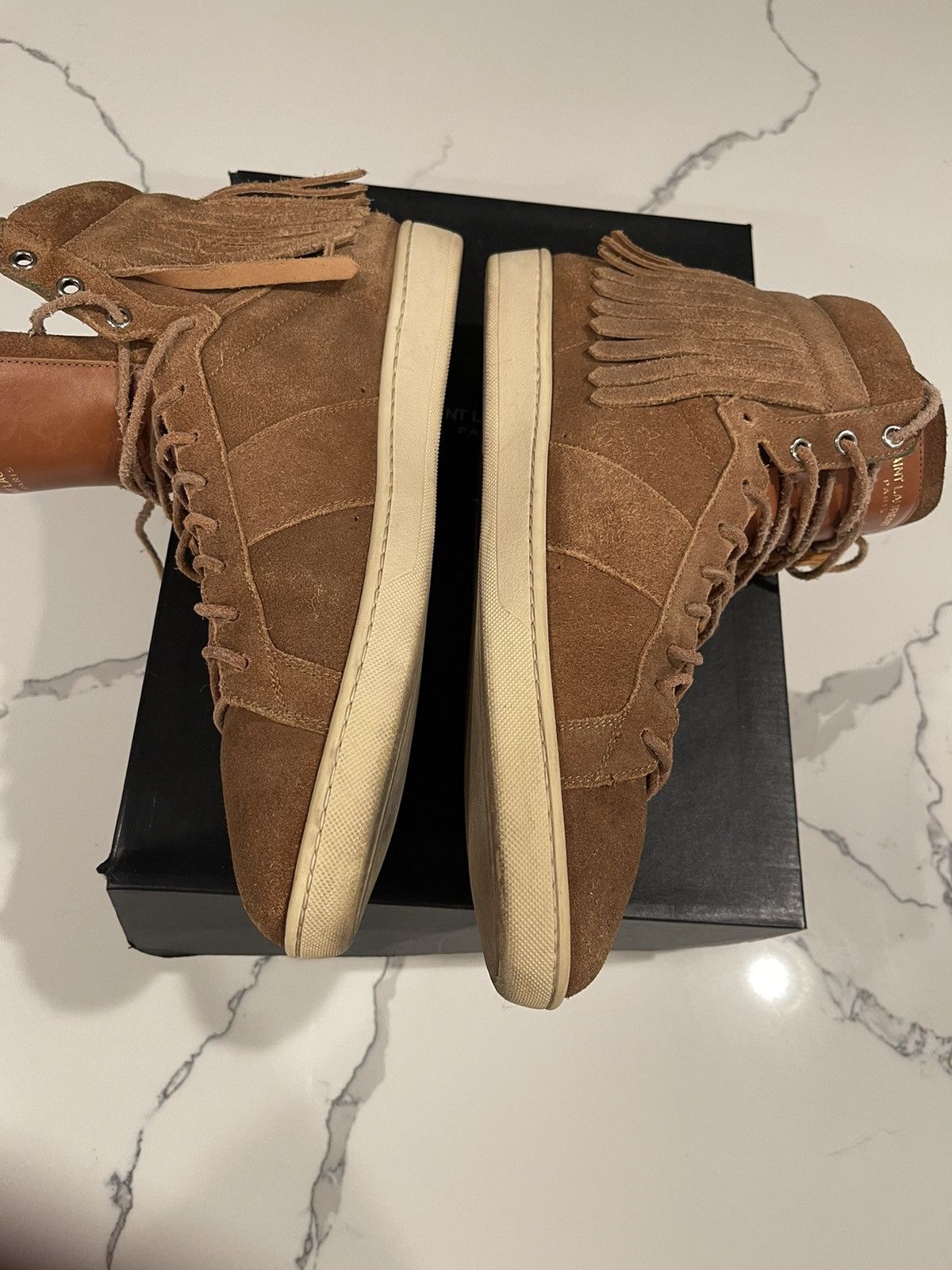 Saint Laurent Paris Saint Laurent SL18 Fringe 44.5 Size US 11.5 / EU 44-45 - 3 Thumbnail