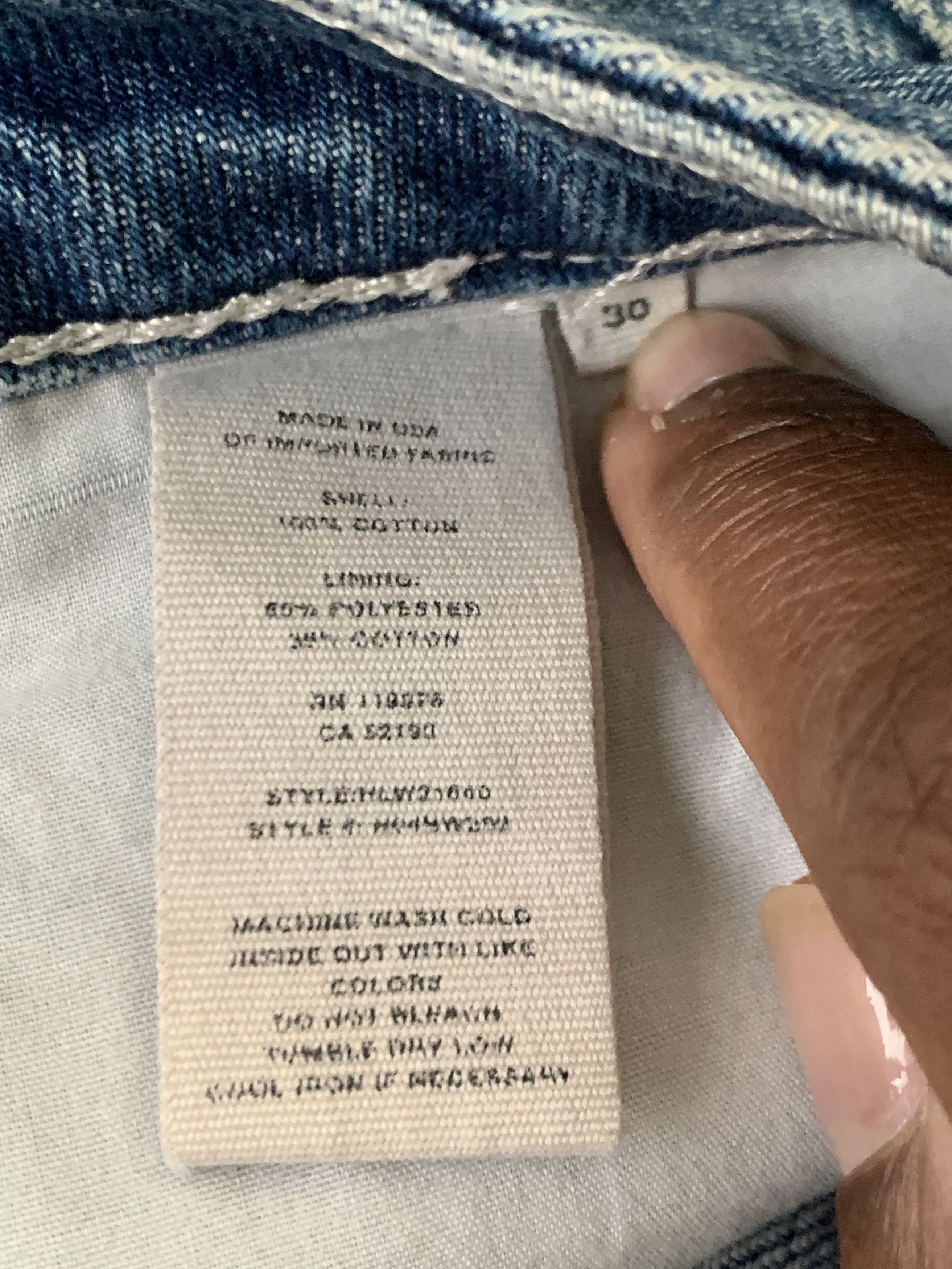 Helmut Lang Helmut Lang Raw Edge Denim Size US 31 - 6 Thumbnail