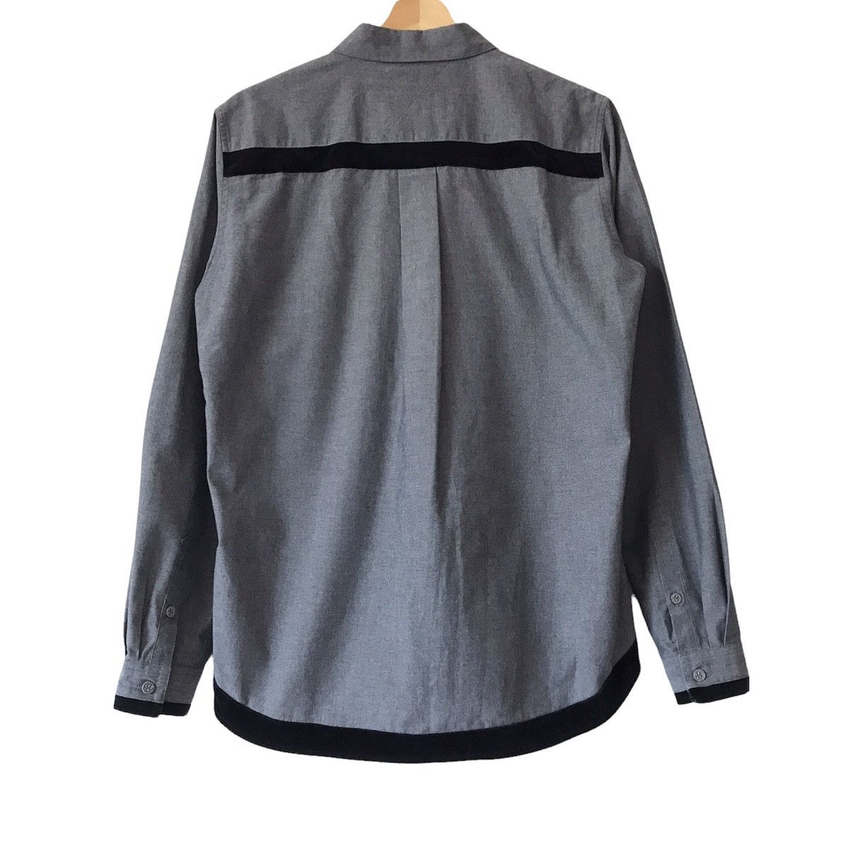 Japanese Brand × White Mountaineering Authentic White Mountaineering Japan Chambray Suede Shirt Size US M / EU 48-50 / 2 - 2 Thumbnail