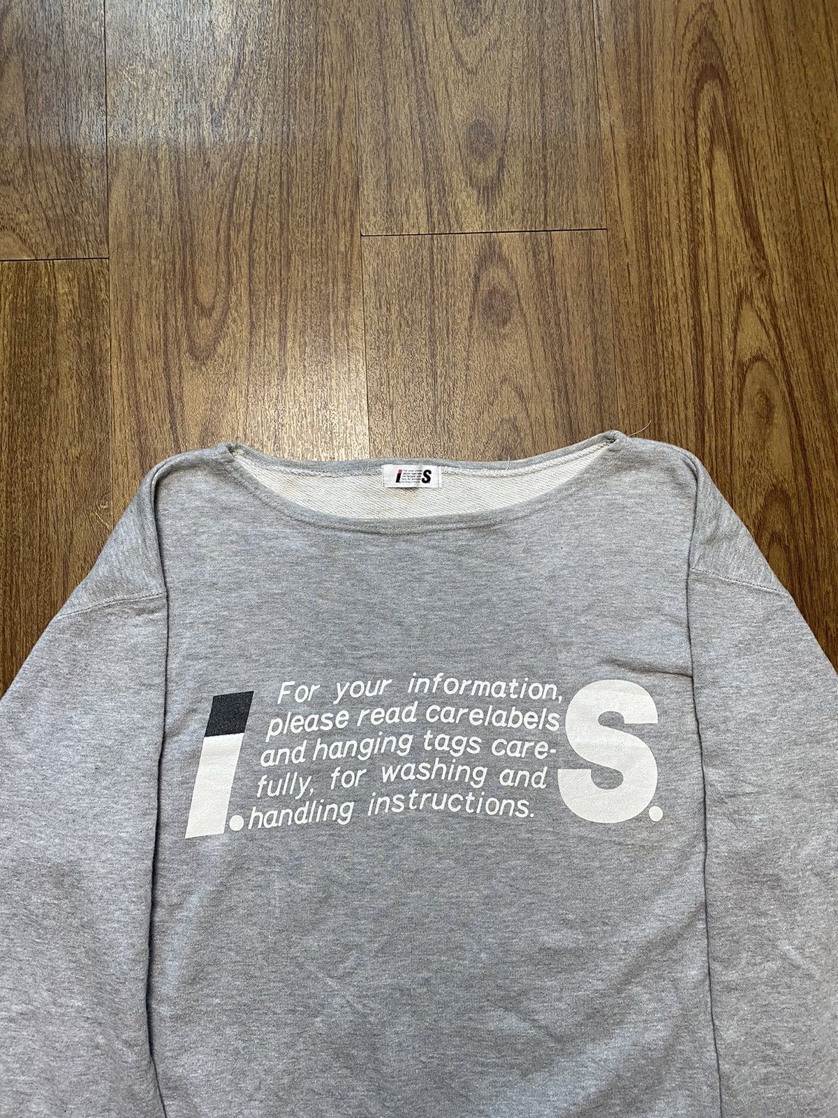 Issey Miyake 1980 Issey Miyake Sport IS Carelabels Sweatshirt Size US M / EU 48-50 / 2 - 2 Thumbnail