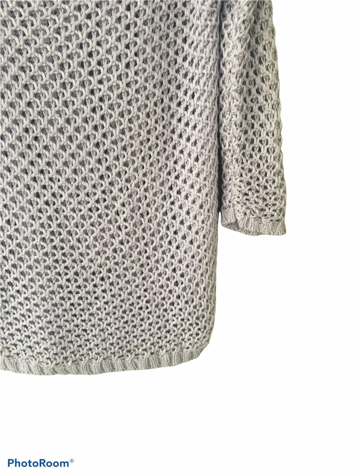 Aran Isles Knitwear × Japanese Brand 📌Mesh Net Sexy Sweater INGNI Pullover Knitting Pattern Size US M / EU 48-50 / 2 - 6 Thumbnail