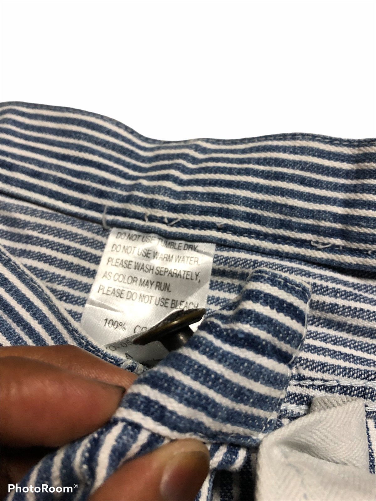 Other PATCHES SPLATERED PAINT HICKORY STRIPE PANTS Size US 30 / EU 46 - 6 Thumbnail