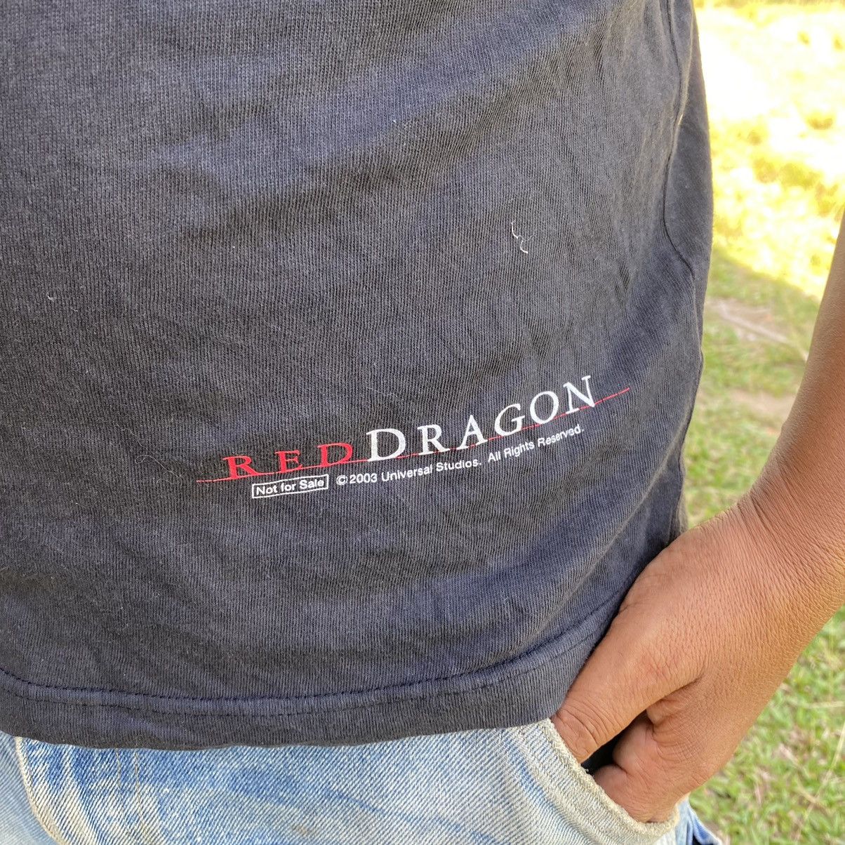 Vintage Vintage Red Dragon Thriller Mystery Movie Promo Tee Size US L / EU 52-54 / 3 - 3 Thumbnail