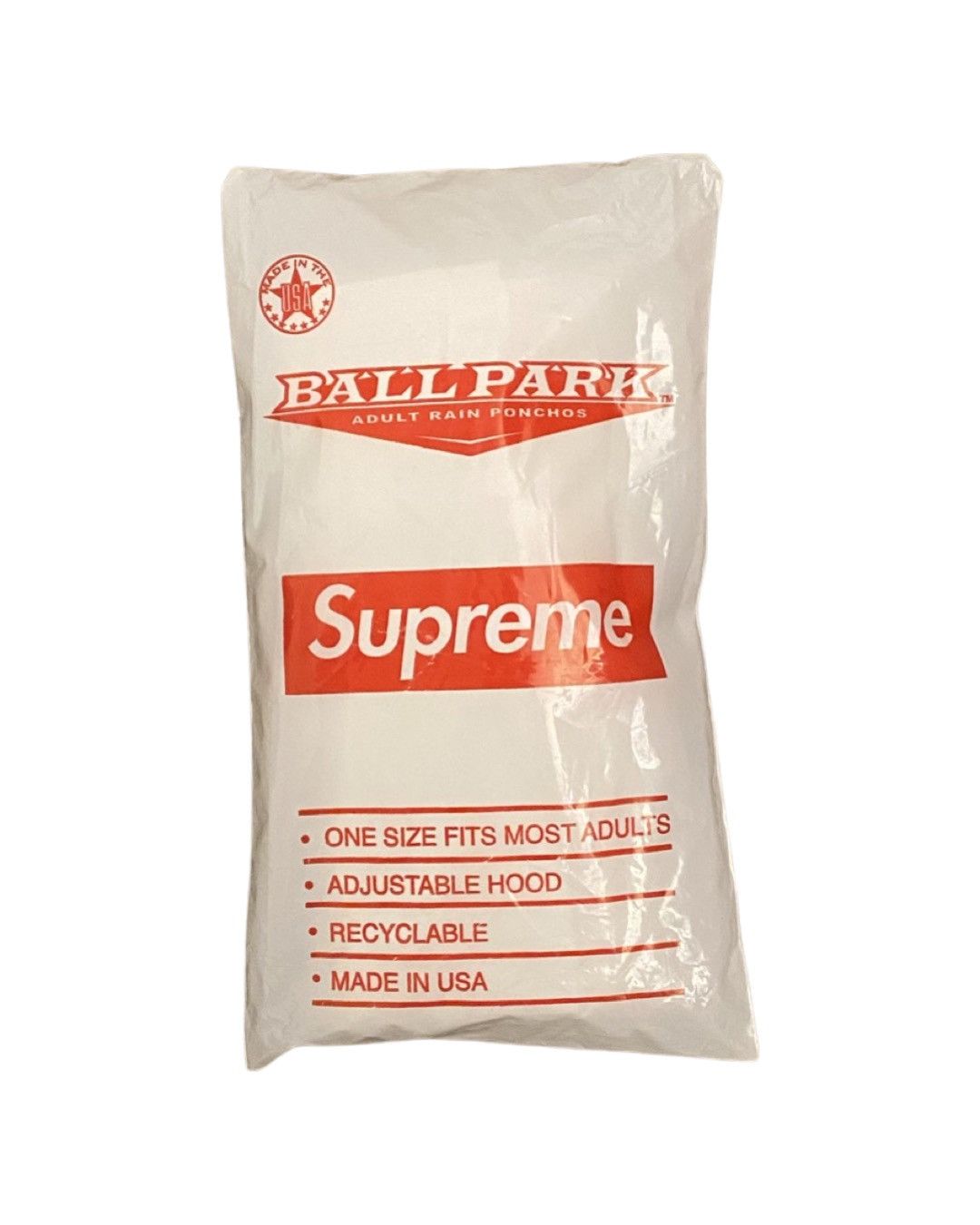 Supreme Supreme Ballpark SS20 Rain Poncho Gift Size ONE SIZE - 1 Thumbnail