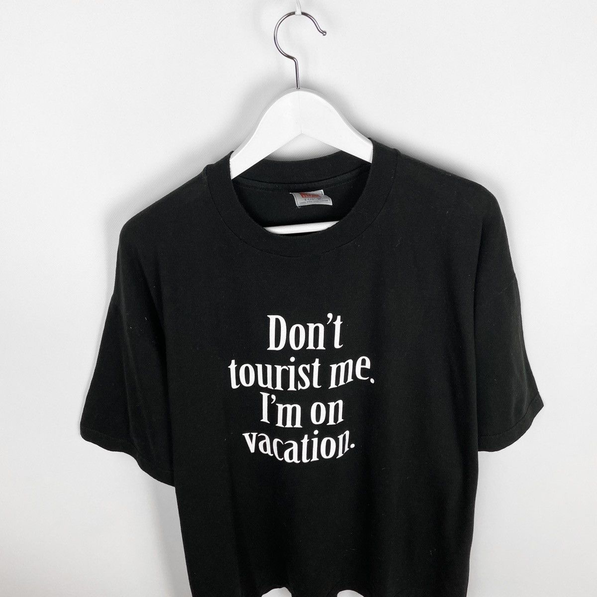 Vintage Vintage 90s Don't tourist me i'm on vacation Switzerland tee Size US XL / EU 56 / 4 - 3 Thumbnail