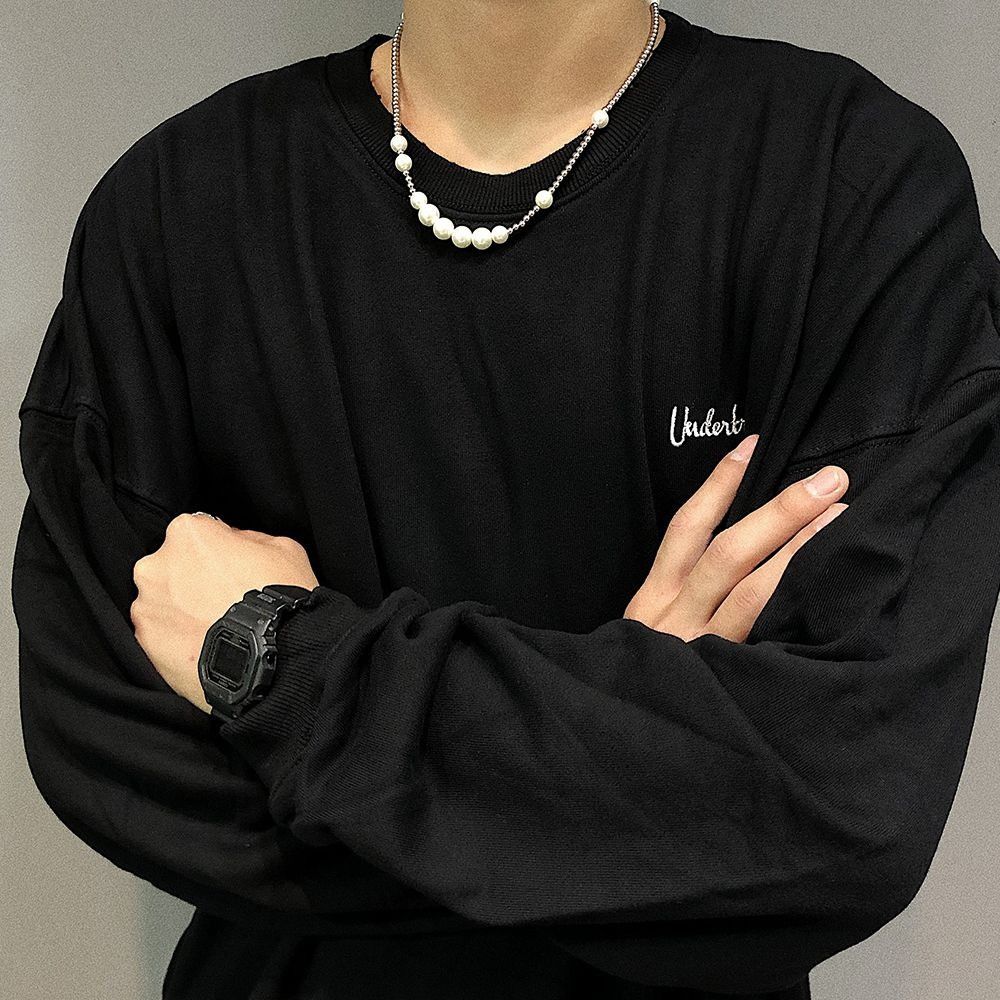 Jewelry × Vintage Pearl Stitching Fashion Clavicle Chain Size ONE SIZE - 2 Thumbnail