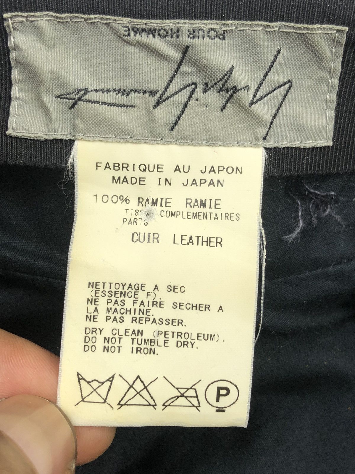 Yohji Yamamoto Vintage Yohji Yamamoto Pour Homme Captain Hat Size ONE SIZE - 10 Thumbnail