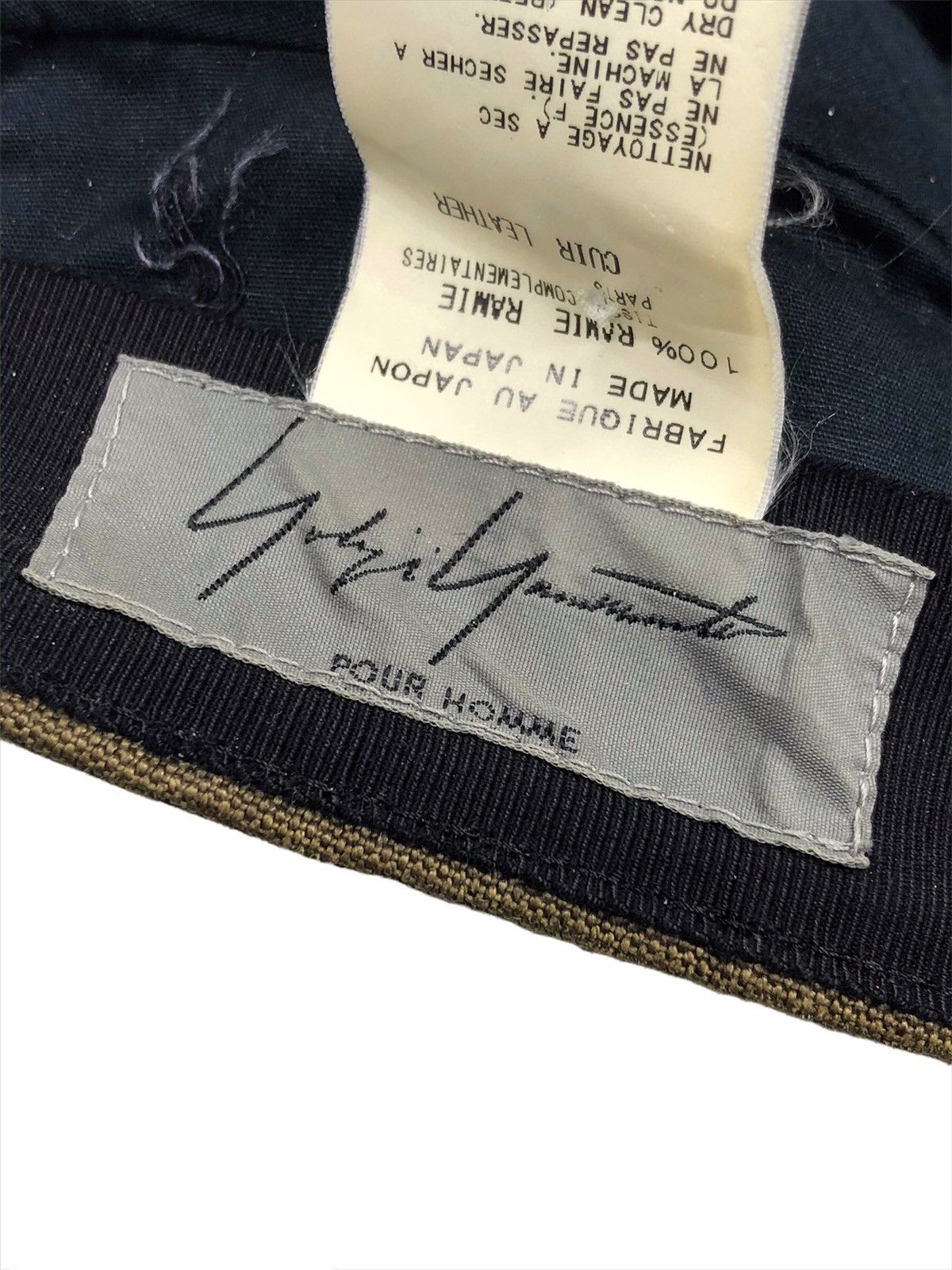 Yohji Yamamoto Vintage Yohji Yamamoto Pour Homme Captain Hat Size ONE SIZE - 9 Thumbnail