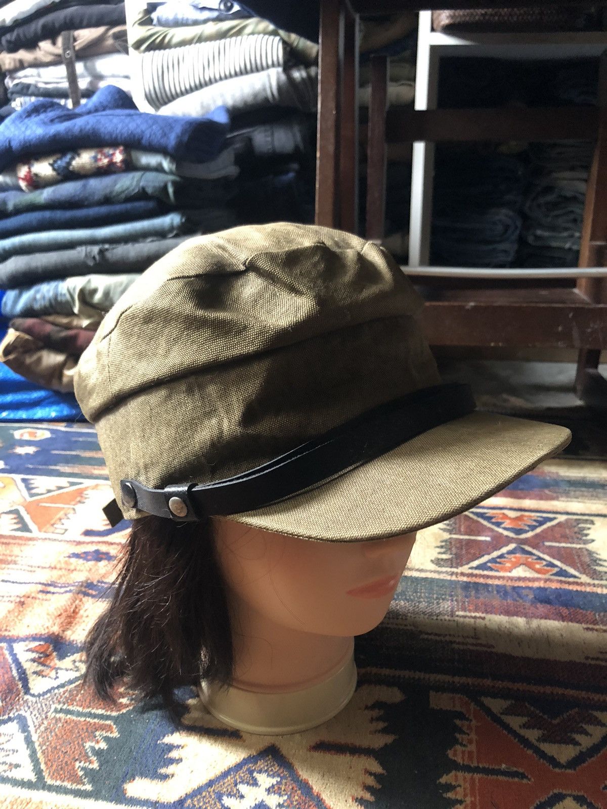 Yohji Yamamoto Vintage Yohji Yamamoto Pour Homme Captain Hat Size ONE SIZE - 12 Thumbnail