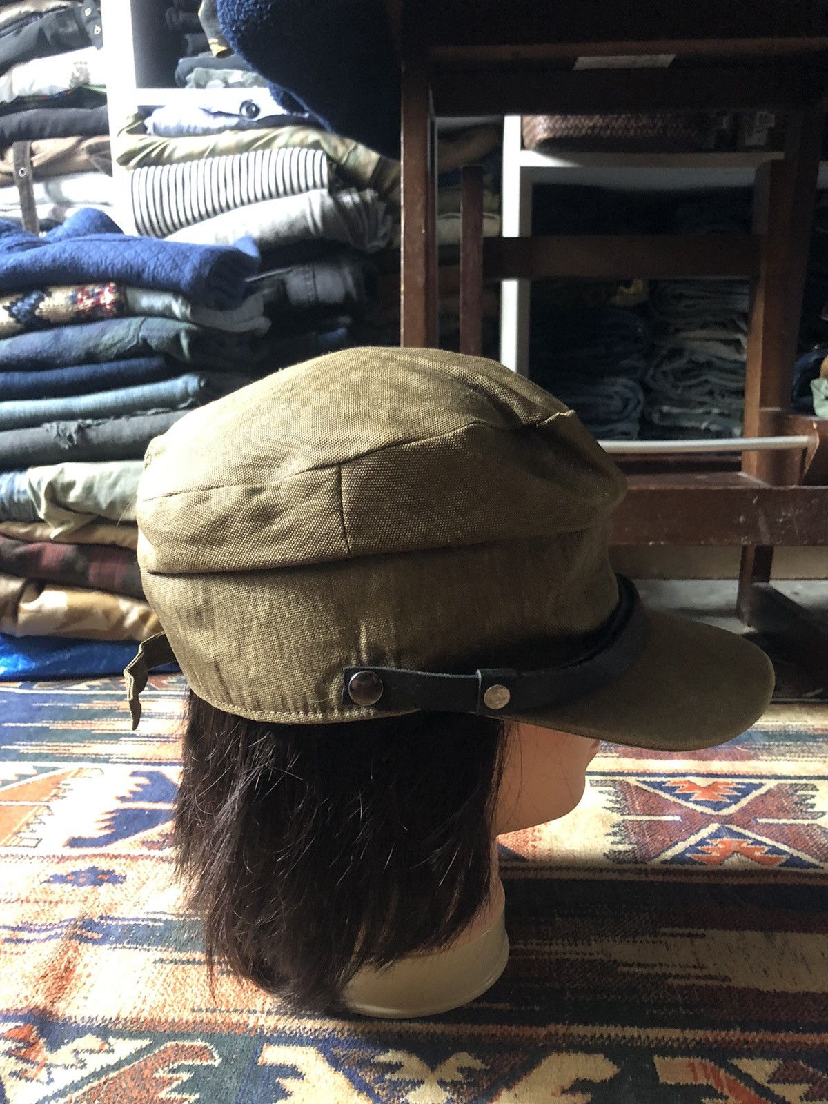Yohji Yamamoto Vintage Yohji Yamamoto Pour Homme Captain Hat Size ONE SIZE - 11 Thumbnail