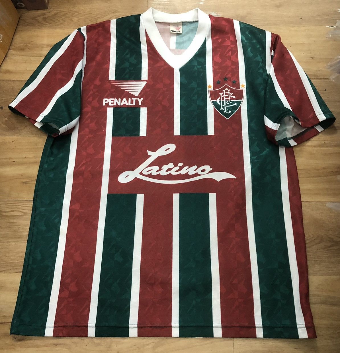 Penalty Brazil Fluminense 93/94 home shirt #10 (special sponsor ...