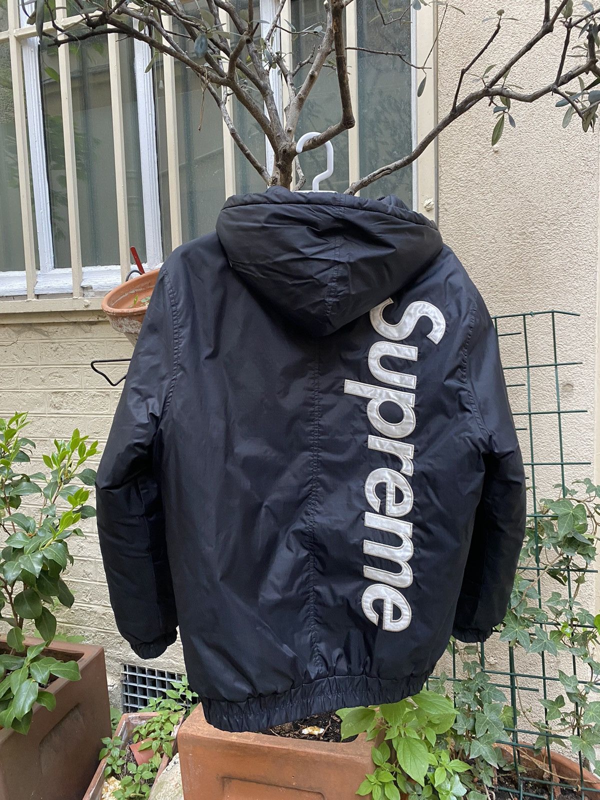 Supreme 2-Tone Hooded Sideline Jacket-