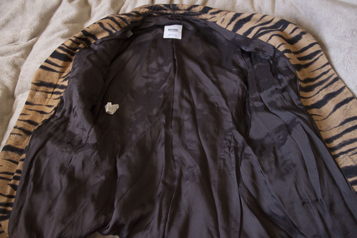 Moschino × Vintage Tiger printed Moschino blazer Size US M / EU 48-50 / 2 - 7 Thumbnail