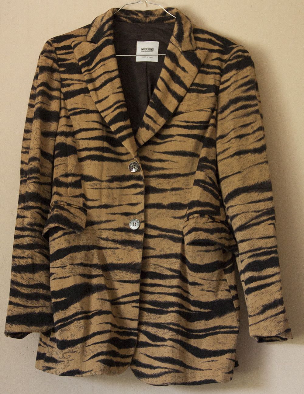 Tiger printed Moschino blazer