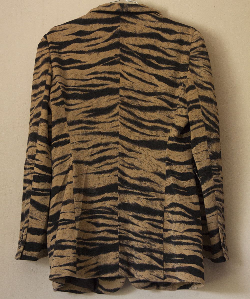 Moschino × Vintage Tiger printed Moschino blazer Size US M / EU 48-50 / 2 - 2 Thumbnail