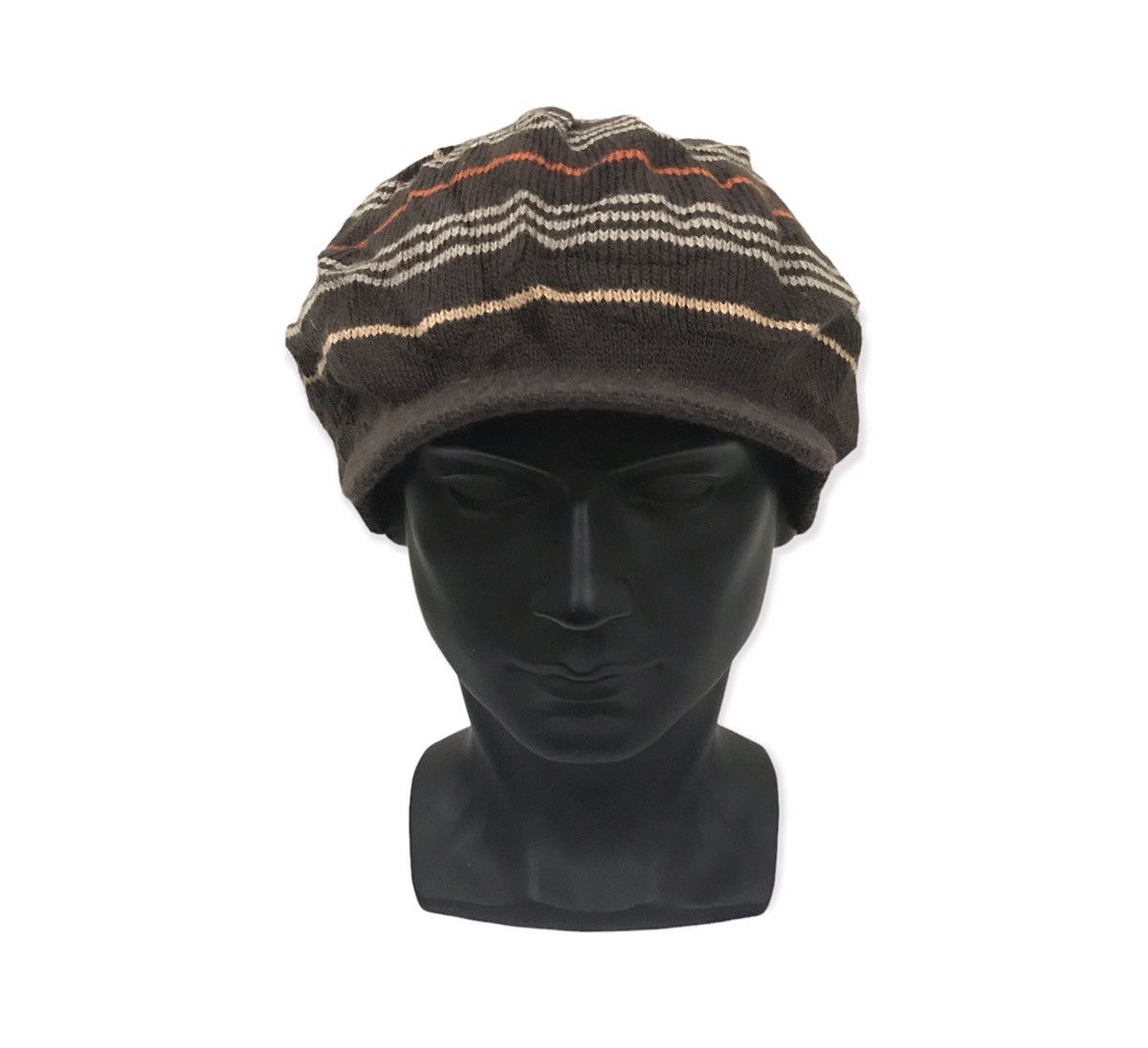 Burberry Burberry Stripe Design Beanie Hat Size ONE SIZE - 2 Thumbnail