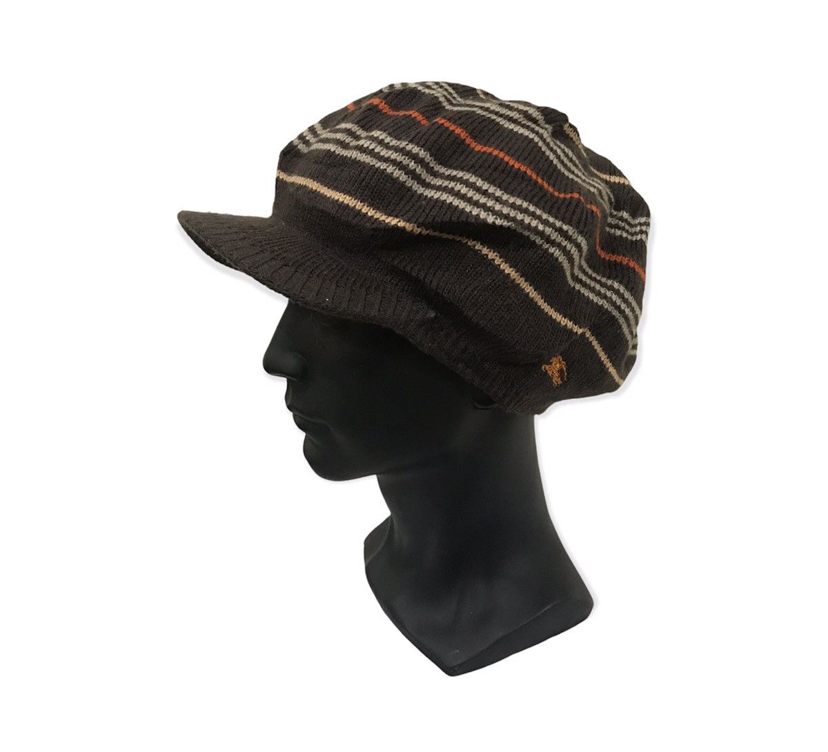 Burberry Burberry Stripe Design Beanie Hat Size ONE SIZE - 1 Thumbnail