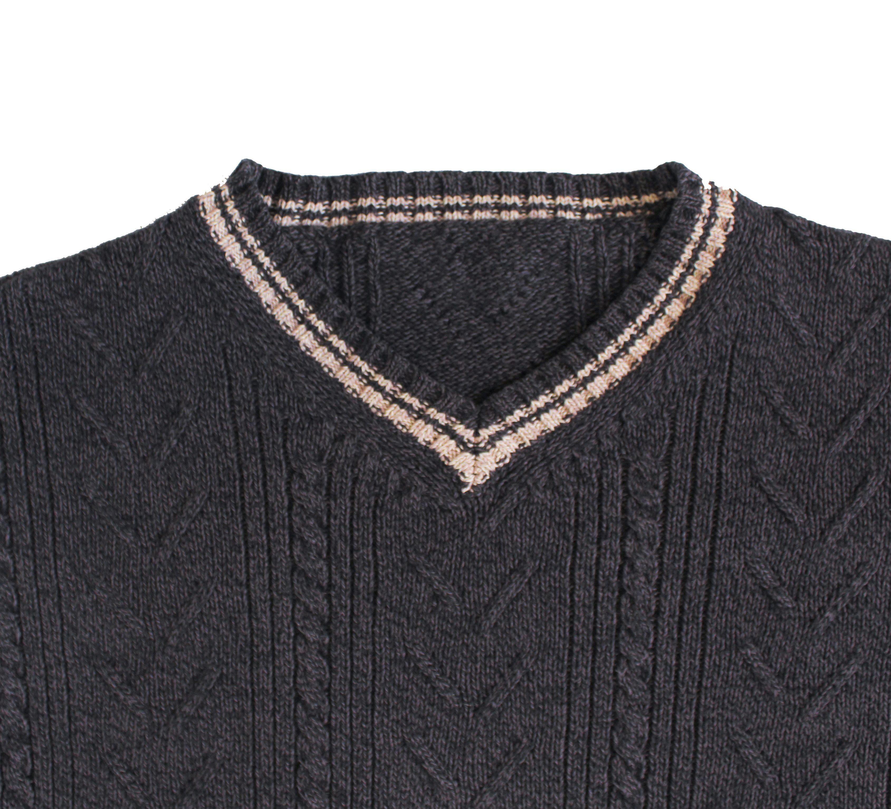 Japanese Brand × Vintage Cropped Vintage Gray Knit Sweater Size US L / EU 52-54 / 3 - 2 Thumbnail
