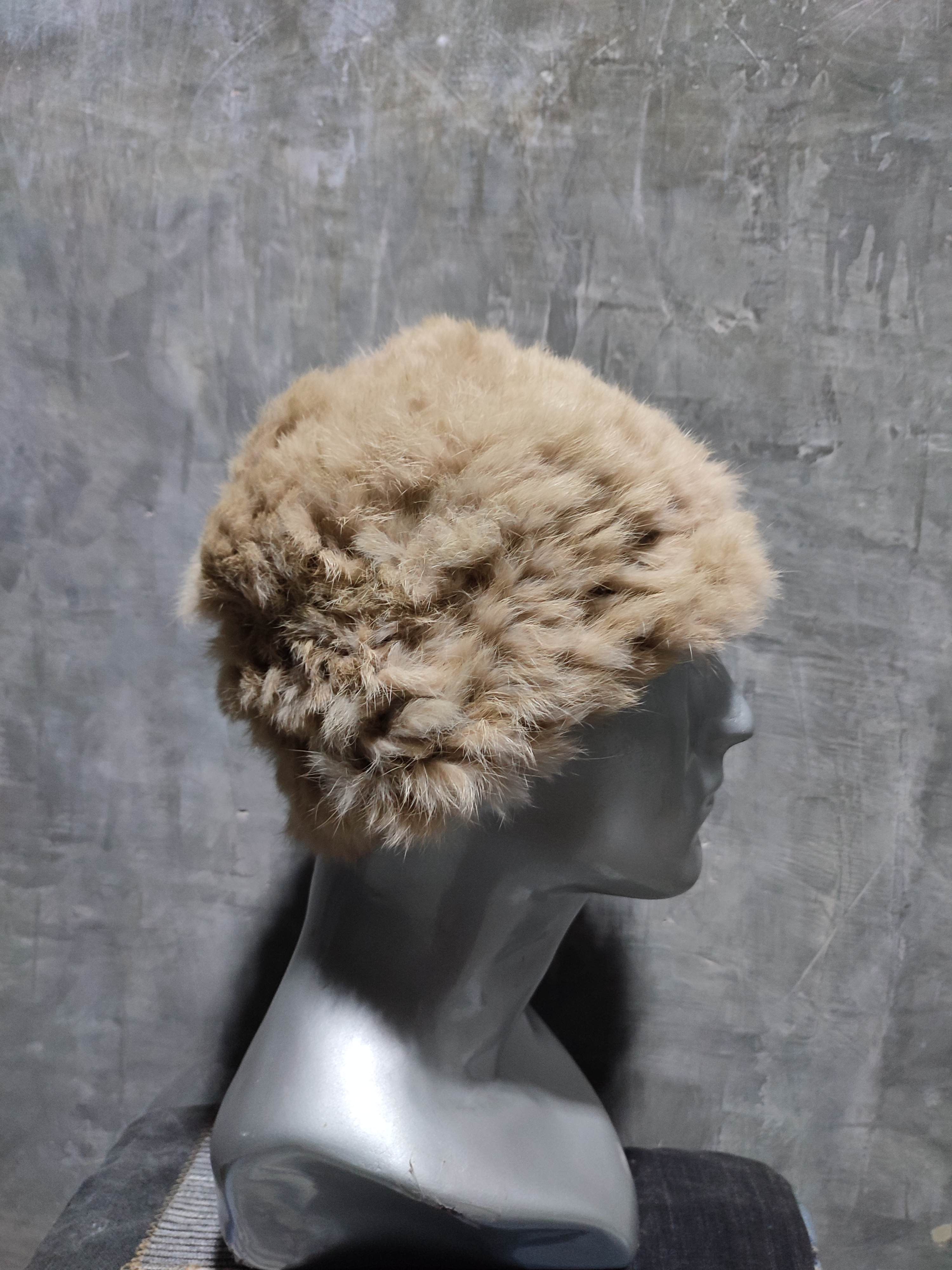 Other Real Fur Beanie Hats Size ONE SIZE - 5 Thumbnail