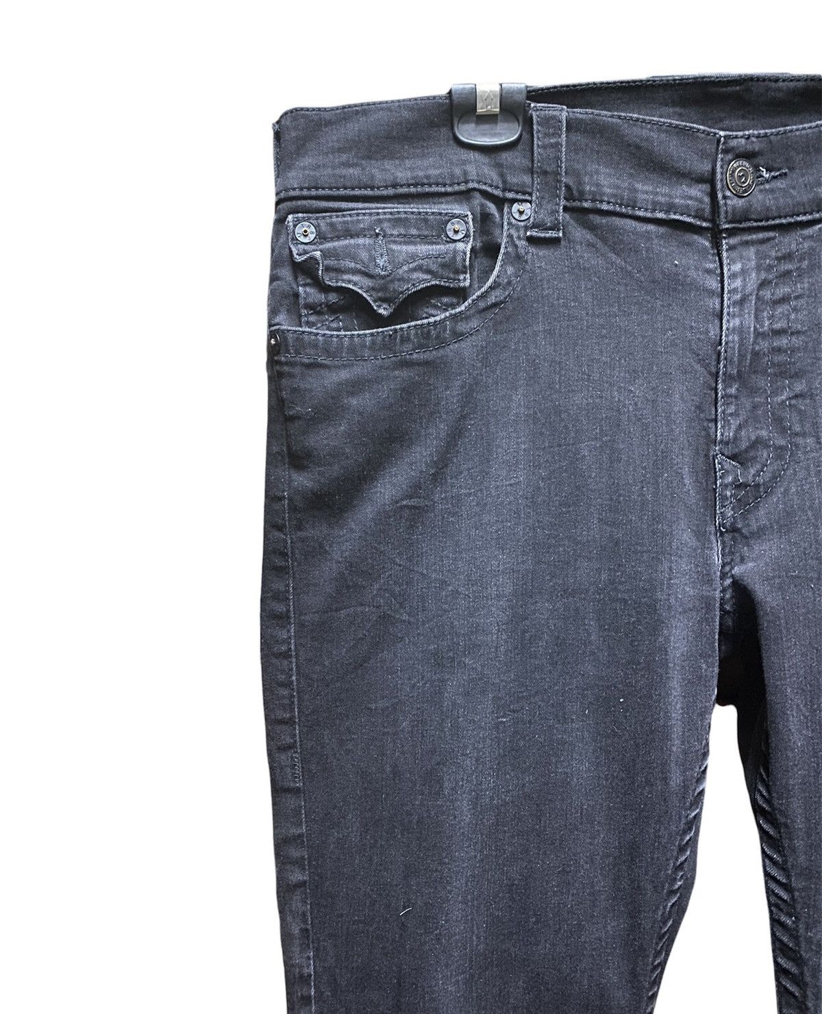 True Religion True Religion Black Skinny Jeans Size US 40 / EU 56 - 6 Thumbnail