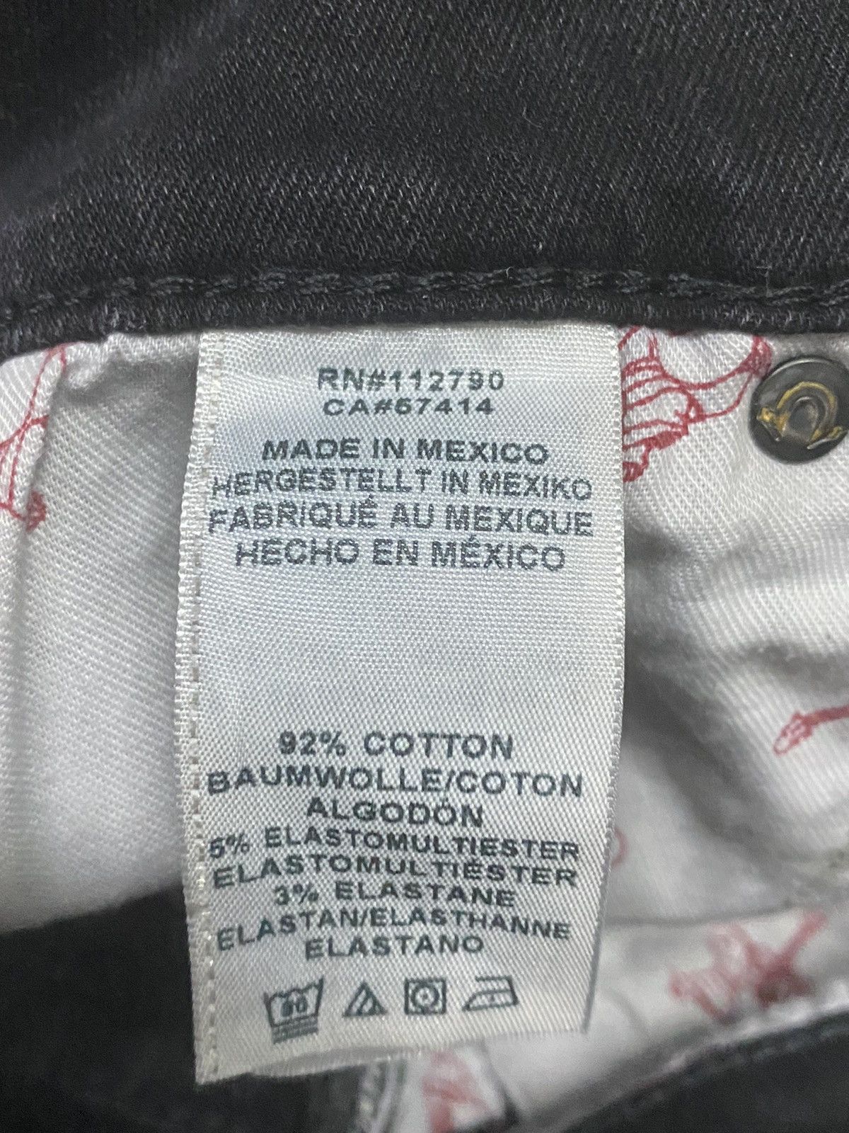 True Religion True Religion Black Skinny Jeans Size US 40 / EU 56 - 12 Thumbnail