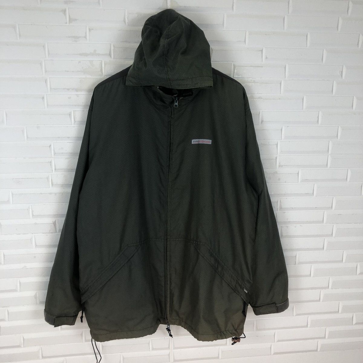 Stussy × Vintage STUSSY INTERNATIONAL HOODIE LIGHT JACKET Size US L / EU 52-54 / 3 - 4 Thumbnail
